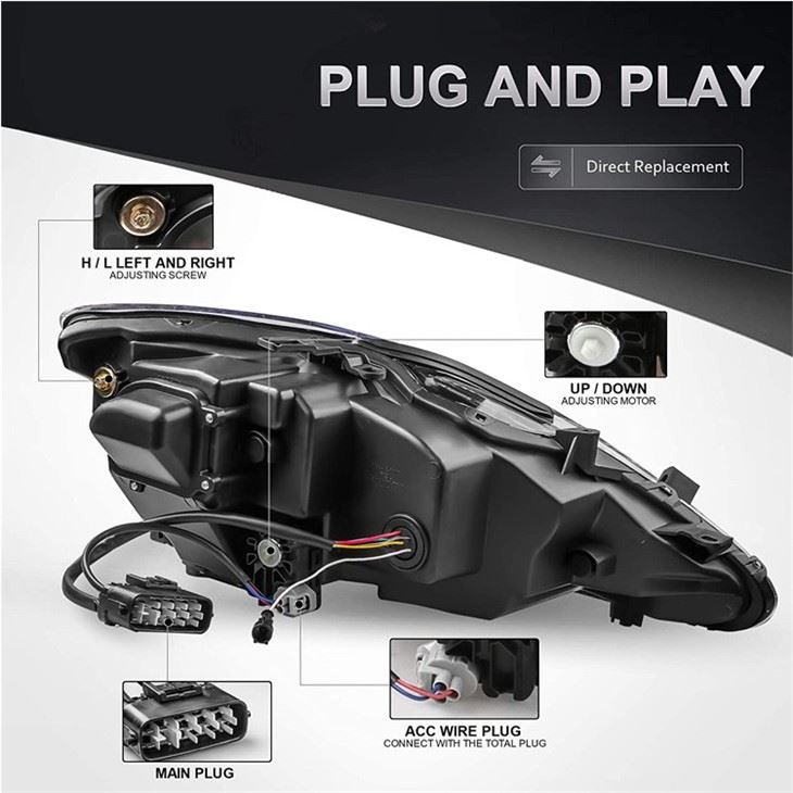 headlights for lexus is250 3